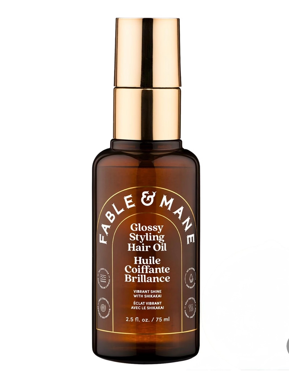 NWT Fable & Mane Weightless Glossy Styling Oil for Fine to Medium Hair